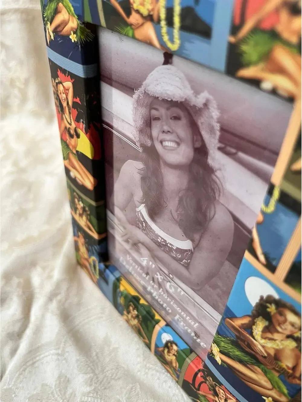 NEW Hawaii 4x6” Island Treasures Deluxe Photo Picture Frame HULA GIRL POSTERS